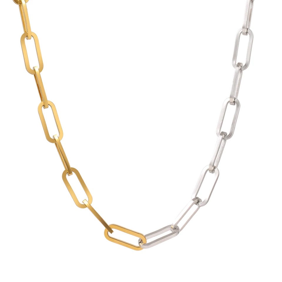Cadena Steel 2 tonos 18 inch