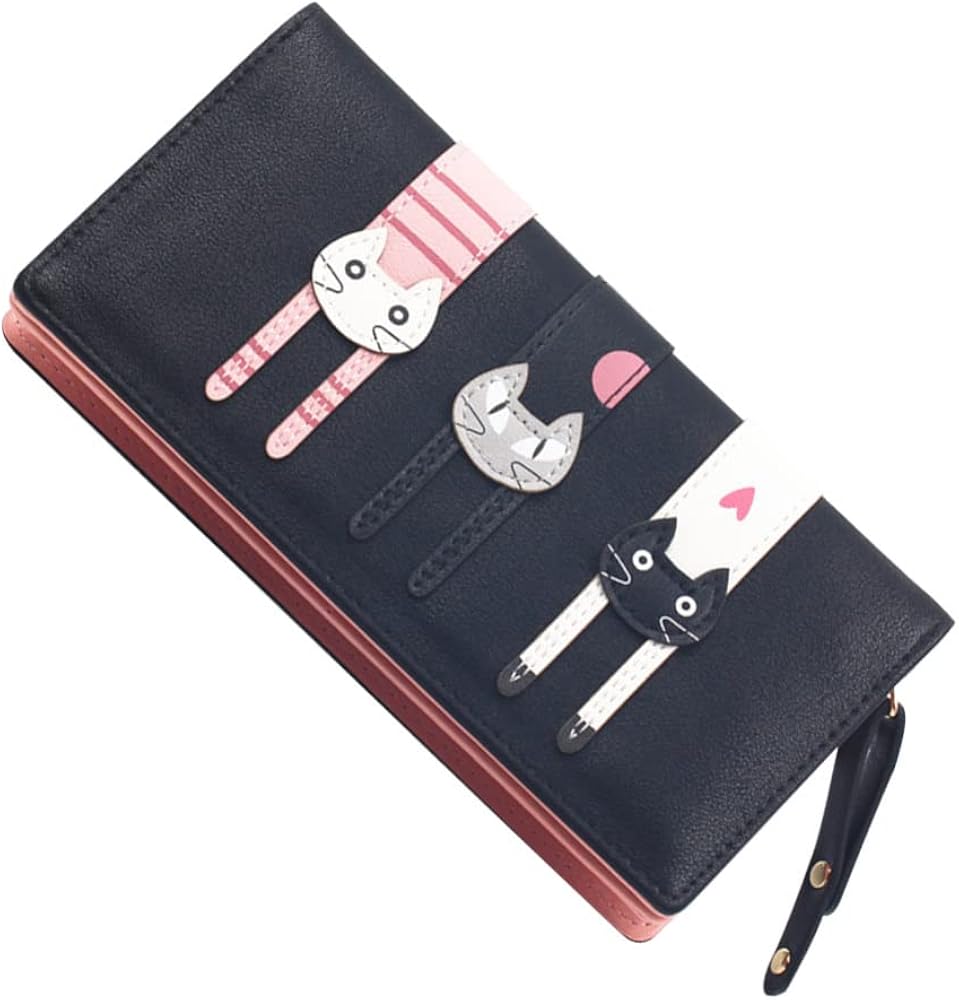 Cat Wallet Black KR