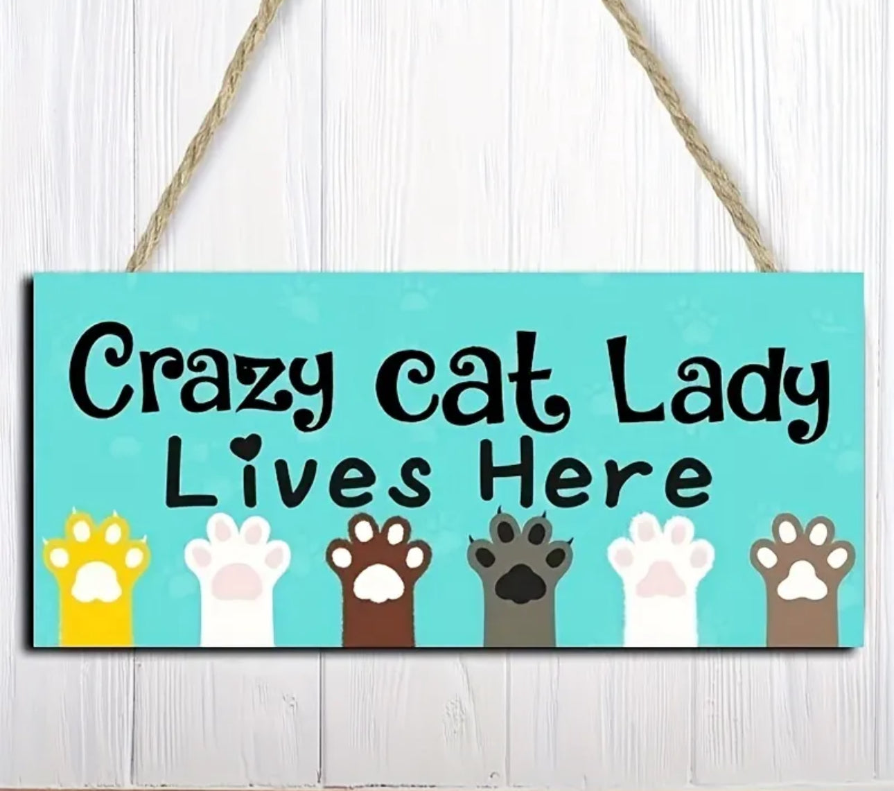 Crazy Cat Lady (letrero) KR