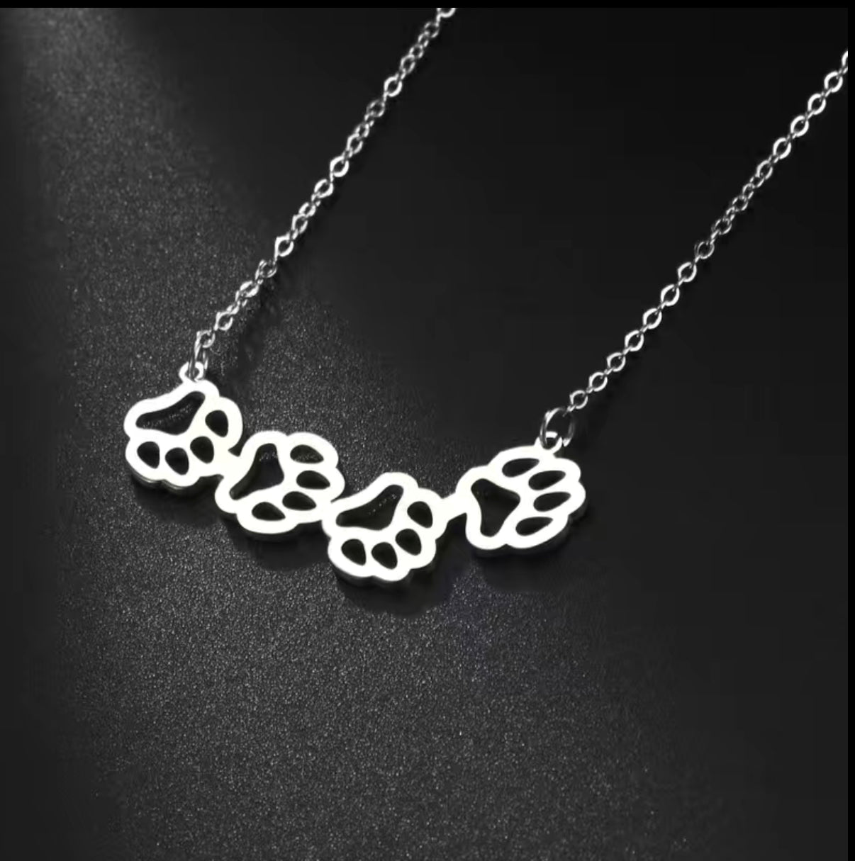 Paw Steel chain 4 huellas KR
