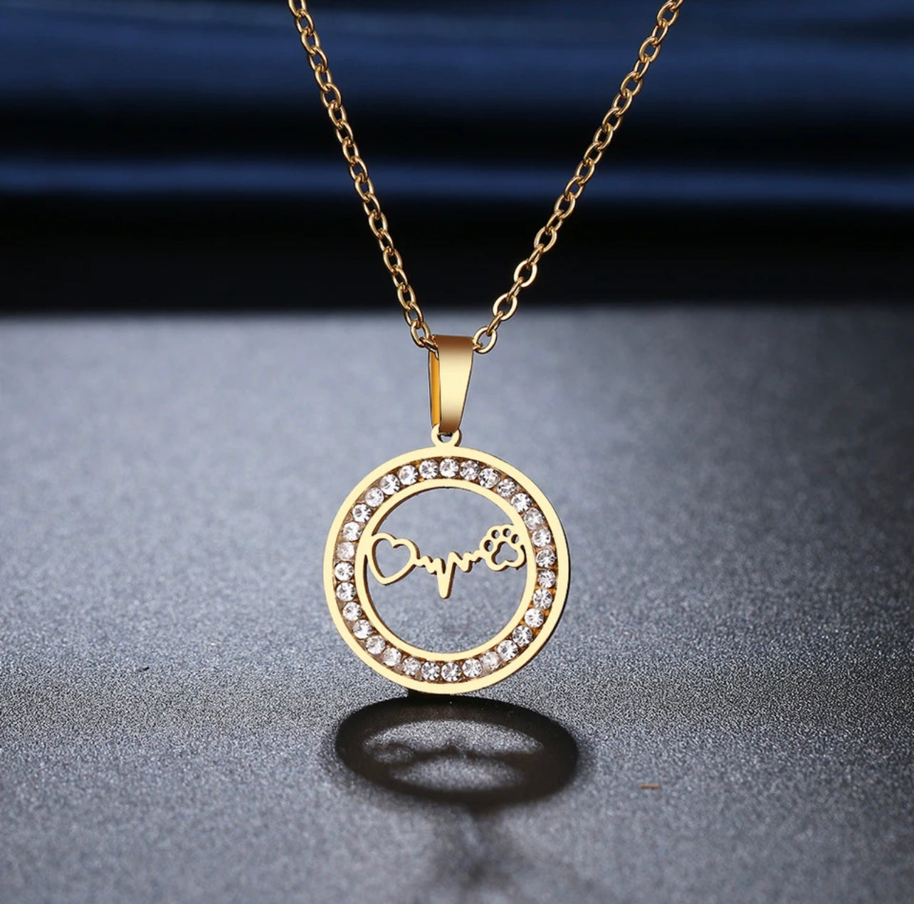 Cadena Amor perruno oro Steel KR