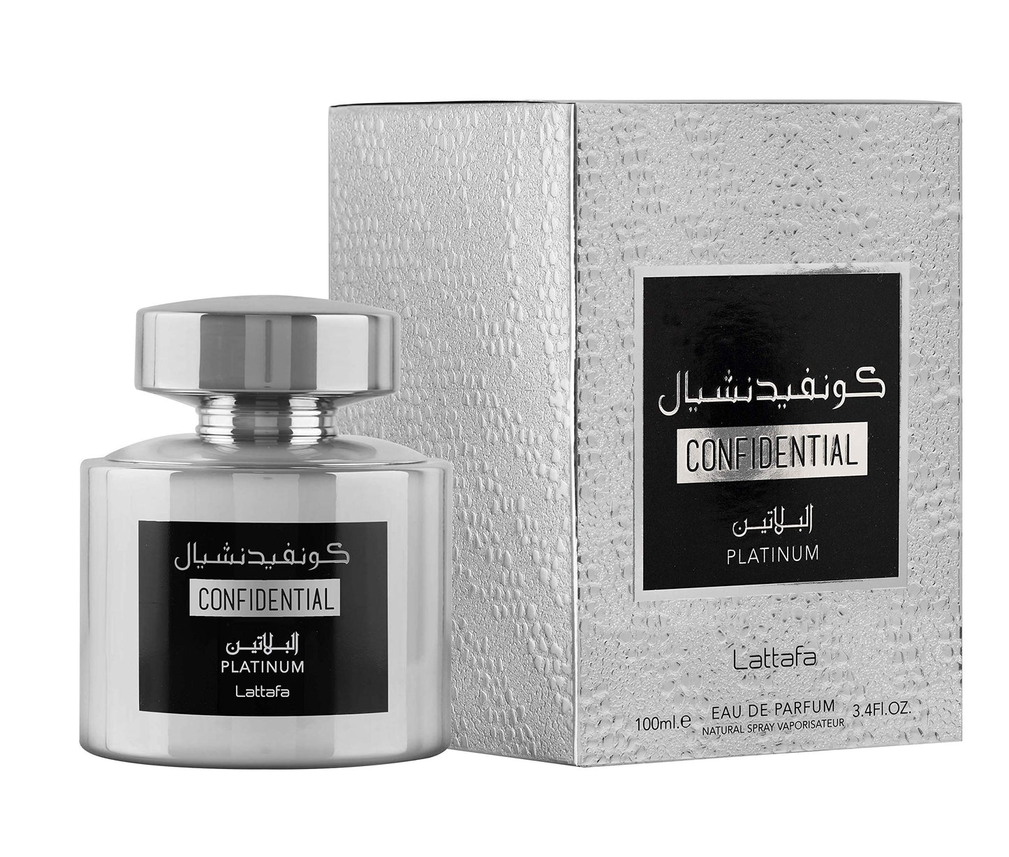 Confidential Platinum 100ml EDP Lattafa (Men)