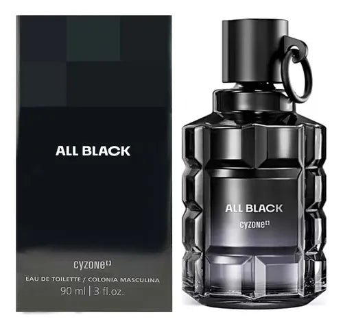 All Black 90ml EDT Cyzone Manuel Turizo