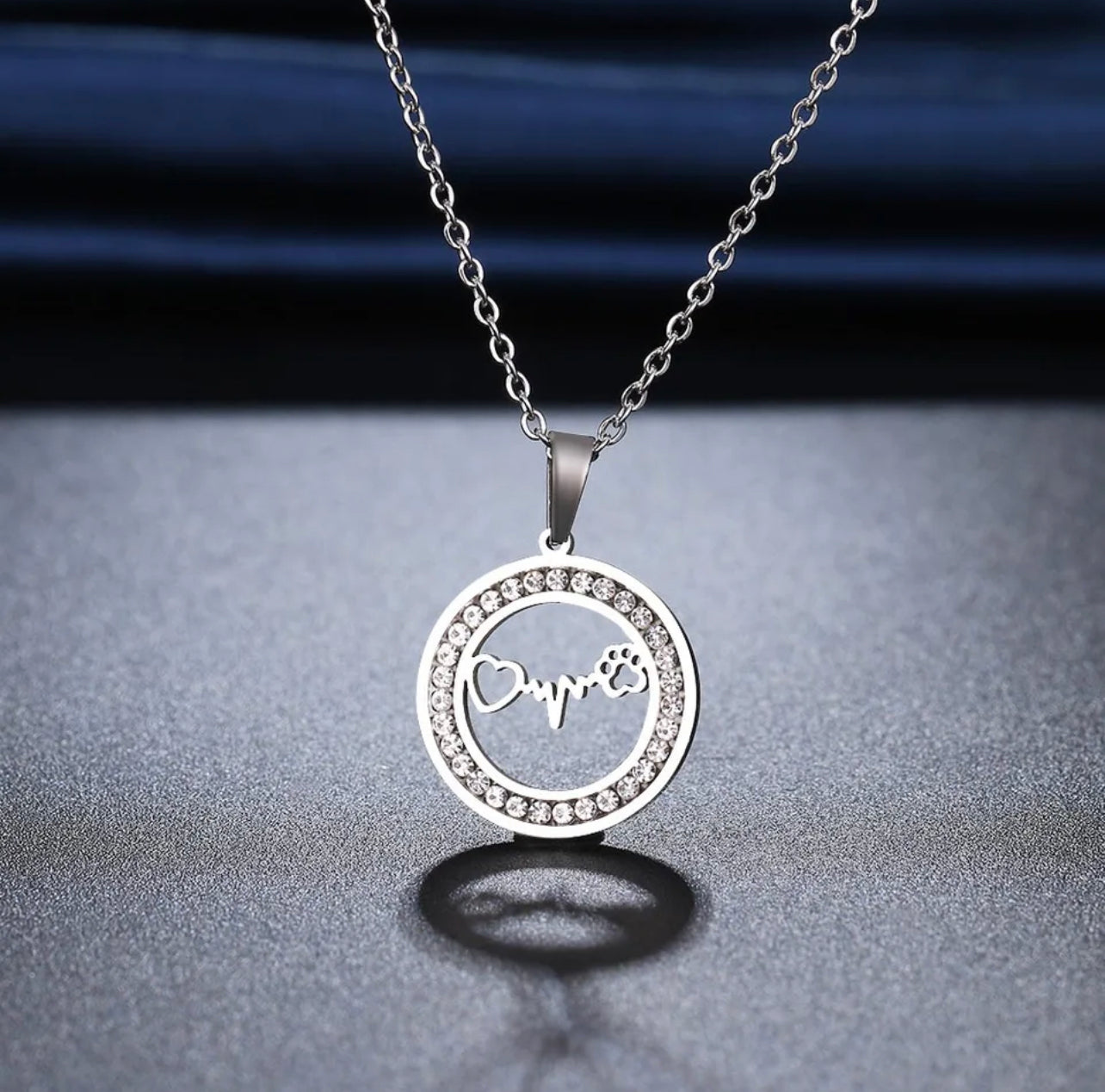 Cadena amor perruno plata Steel KR