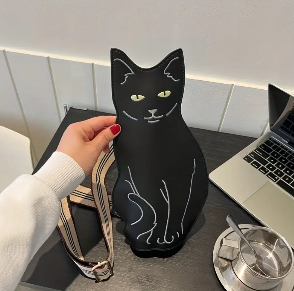 Bulto Crossbody Cat Black KR