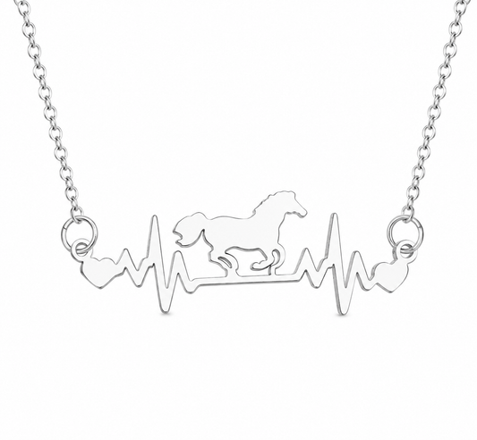 Cadena Love Horse (Caballo) Stainless Steel para chicas