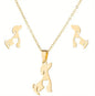 Cadena + Pantallas Gold dog & Cat Love Stainless Steel (MÁS VENDIDO)