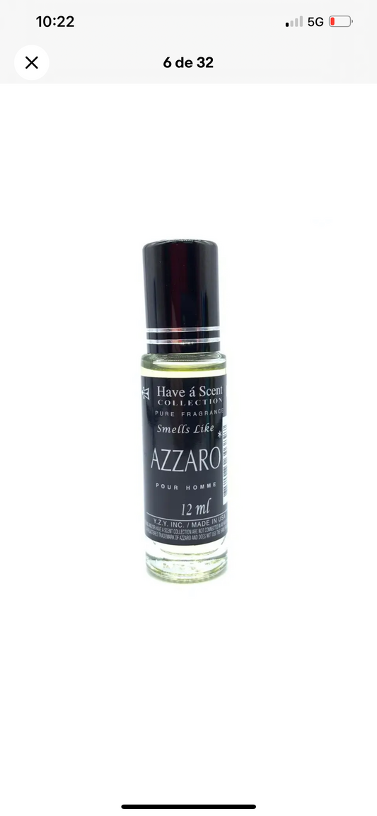 Roll on oil Perfume 12ml Azzaro Men