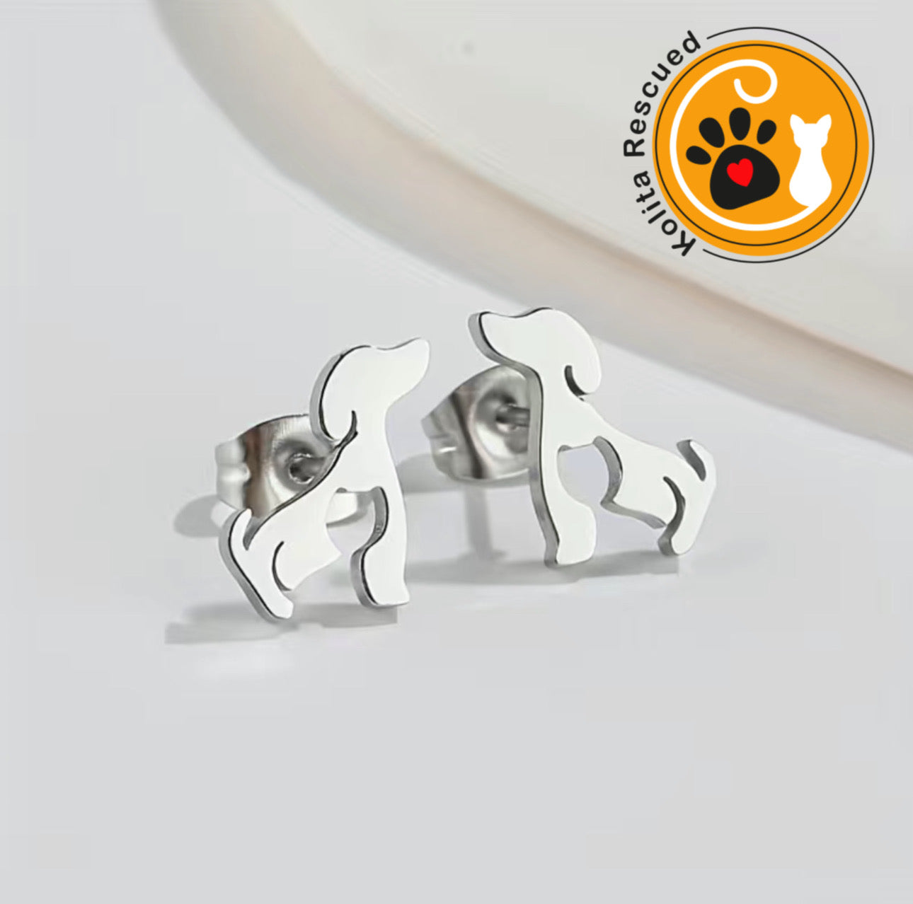 Kolita Rescued Silver Stainless Steel Earring