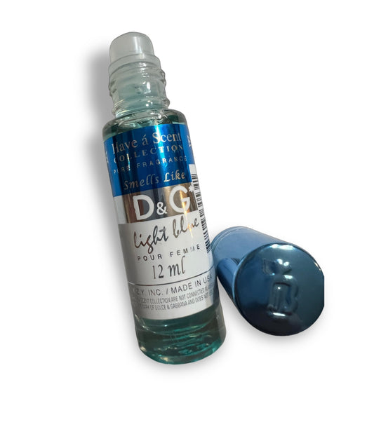 Roll On Oil 12ml D&G Light Blue